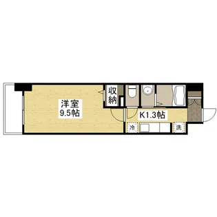 カーサ ヴィオラ【6階】の間取り