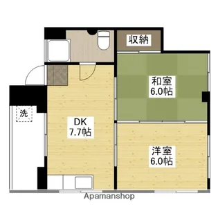 レジデンス牛田【3階】の間取り