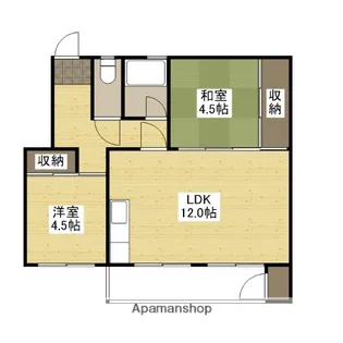 鈴が台Ⅰ棟【3階】の間取り