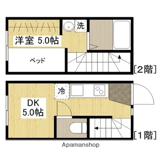 カリブ海老園【1階】の間取り