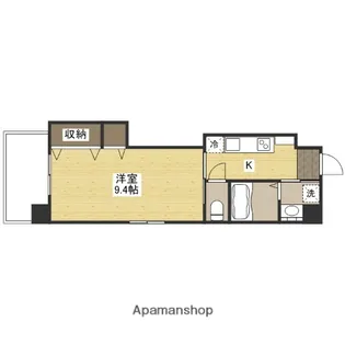 ノーブル縮景園【5階】の間取り