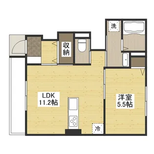 サンパレス【1階】の間取り