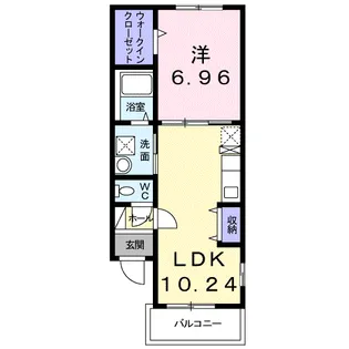 ラハイナ【3階】の間取り