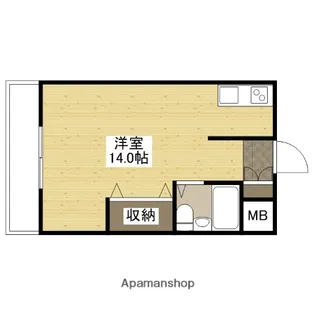 中西ビル【2階】の間取り