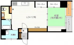 坪井ビル【401号室号室】の間取り