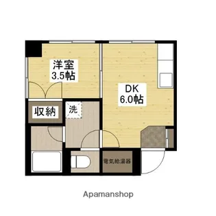 ダイヤコーポ東雲【2階】の間取り