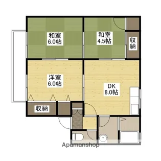 めぞん一刻 Ⅰ棟【1階】の間取り