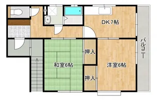 高橋コーポ【2階】の間取り