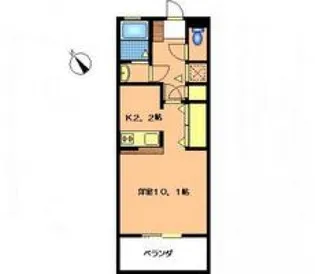 FAVORE緑井【302号室号室】の間取り