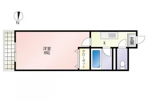 コンフォートNビル【404号室号室】の間取り