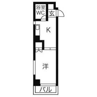 アクティブパレス比治山通り【3階】の間取り
