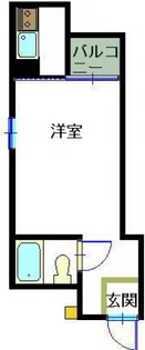 第一浜村ビル【401号室号室】の間取り