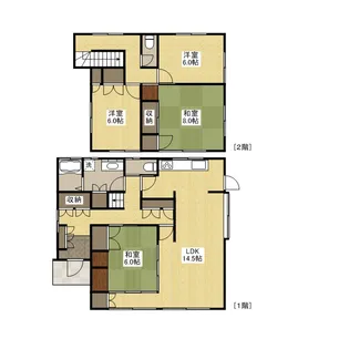 広島県広島市西区井口台2丁目【一戸建】の間取り