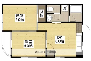ヴィラブランシュ牛田【2階】の間取り