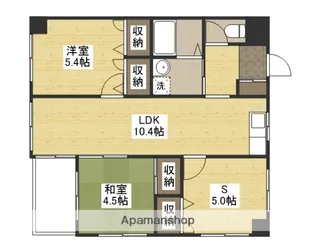 ボヌール【1階】の間取り