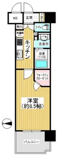 セントヒルズ住吉レジデンス【802号室号室】の間取り