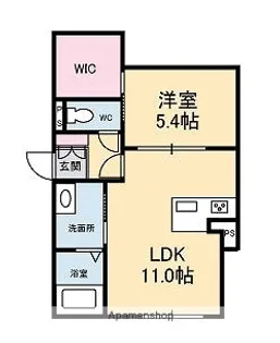 グランラボ南千田【1階】の間取り
