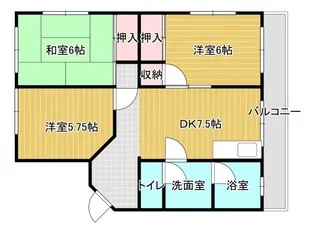 第二植野ビル【304号室号室】の間取り