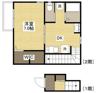 コンストレール庚午南【2階】の間取り