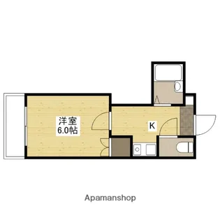 第7多田野マンション【1階】の間取り