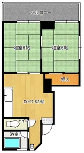 中元ビル【201号室号室】の間取り