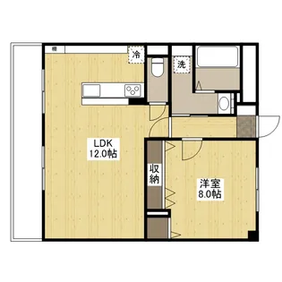 アルパウエストヴィラ2【6階】の間取り