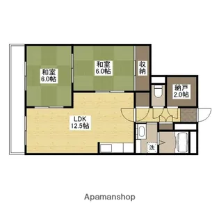 シャルム肥後【3階】の間取り