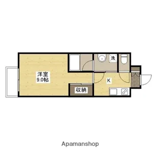 MCRESIDENCE【8階】の間取り