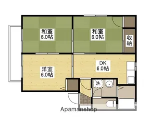 ディアス西原【2階】の間取り