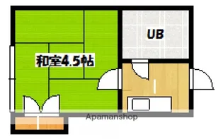 大石アパート【1階】の間取り
