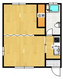 第6芦屋ビル【303号室号室】の間取り