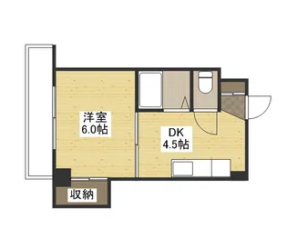 ファビス楠木3【3階】の間取り