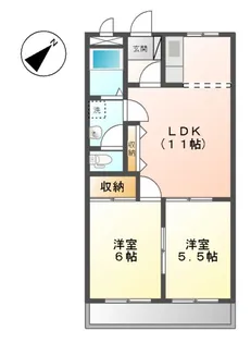 豊島ハイム【2階】の間取り