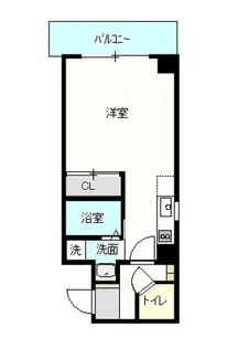 鶴見橋GRANDE【504号室号室】の間取り