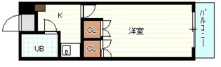 ハイツたかす【406号室号室】の間取り