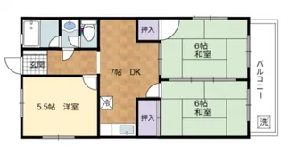 ソフィアコート古江東【402号室号室】の間取り
