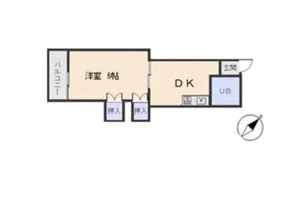 アクティブ21【702号室号室】の間取り