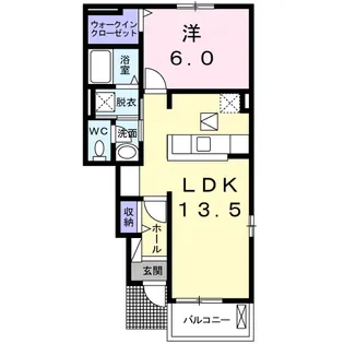 コンフォール弐番館【1階】の間取り