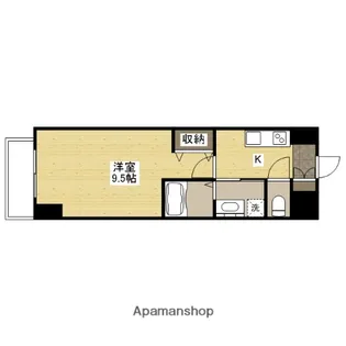 グランツ鶴見町平和大通り【5階】の間取り