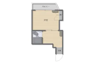 パークハイム神田【402号室号室】の間取り