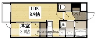 1LDKの間取り画像