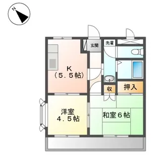 アスパラ館【2階】の間取り