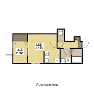 MOVE府中町浜田壱番館【1階】の間取り
