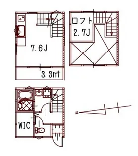 リノリノアパートメント吉島【101号室号室】の間取り