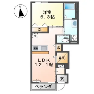 フォルマ B棟【1階】の間取り