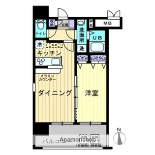 コンティニューム宇品【7階】の間取り