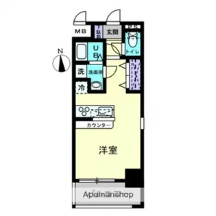 コンティニューム宇品【12階】の間取り