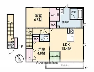 ルミエール【2階】の間取り