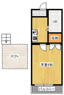 パレス戸坂桜東町【206号室号室】の間取り