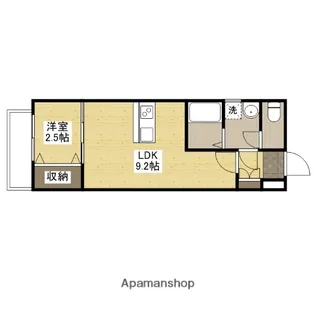 シンビ高須駅前1【3階】の間取り